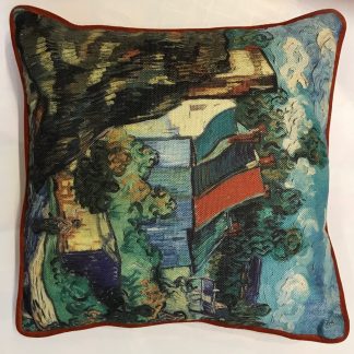 Подушка с принтом картины Ван Гога " Пейзаж"
